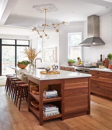 10 Stylish Walnut Kitchen Cabinet Ideas