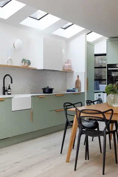 Sage green kitchen ideas ⭐ Find your best design for sage green