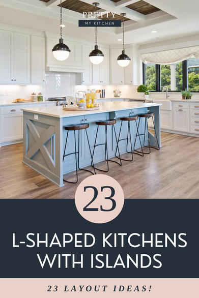 L Shaped Kitchen With Island 23 Layout